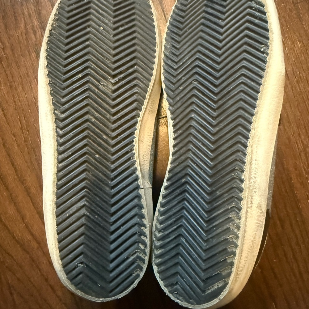 Golden Goose Black and Silver Sneakers - Picture 7 of 9